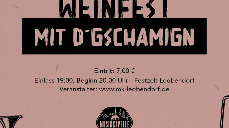 Plakat Weinfest