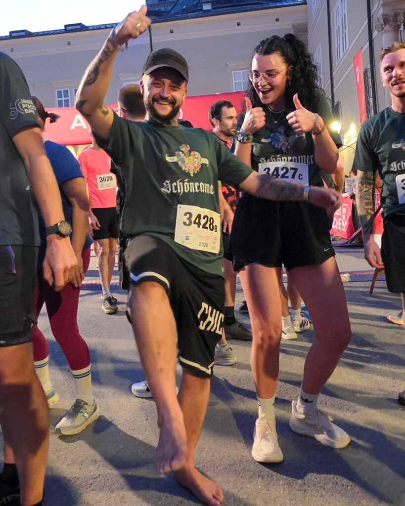 Schönramer Barfussläufer beim Salzburger Business Lauf 2026